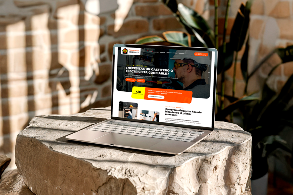 diseño web para servicios generales