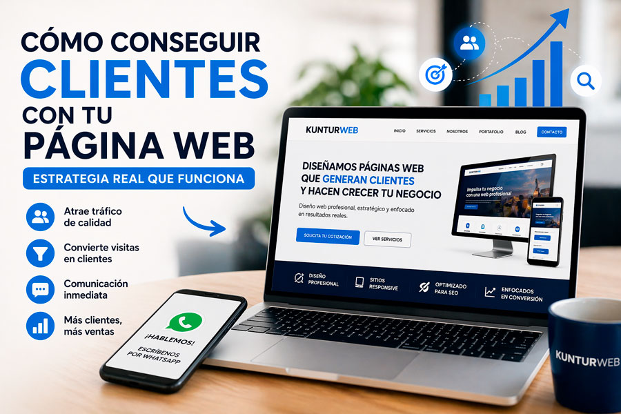 Cómo conseguir clientes con tu página web: estrategia real en Perú